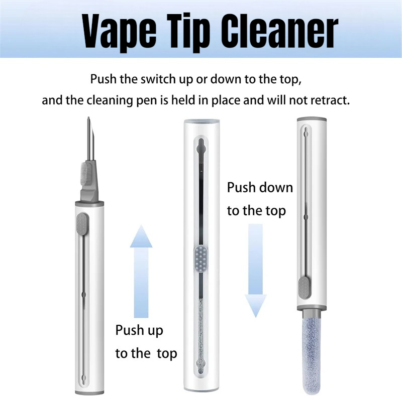 **PREORDER** Vape Tip Cleaner – Hygienic Brush & Scraper Tool for Vape Mouthpieces