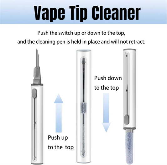 **PREORDER** Vape Tip Cleaner – Hygienic Brush & Scraper Tool for Vape Mouthpieces