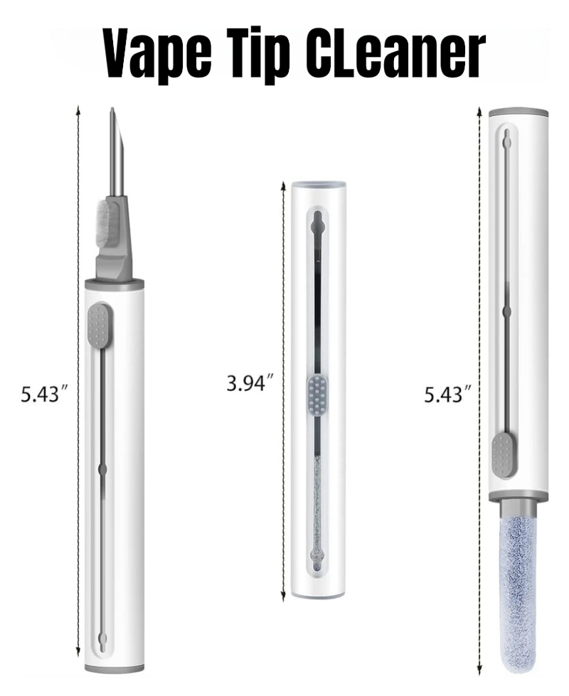 **PREORDER** Vape Tip Cleaner – Hygienic Brush & Scraper Tool for Vape Mouthpieces
